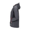 Kurtka softshell PLANAM UNIT DAMEN (3736) damska szaro czerwona