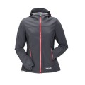 Kurtka softshell PLANAM UNIT DAMEN (3736) damska szaro czerwona