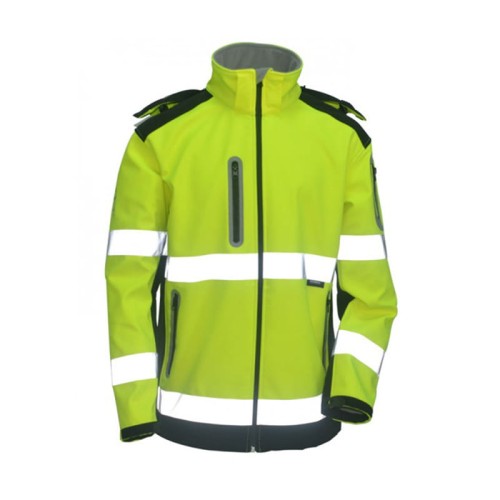 Kurtka ostrzegawcza softshell BETA VIZWELL VWJK177YN - odblaskowa - żółta 