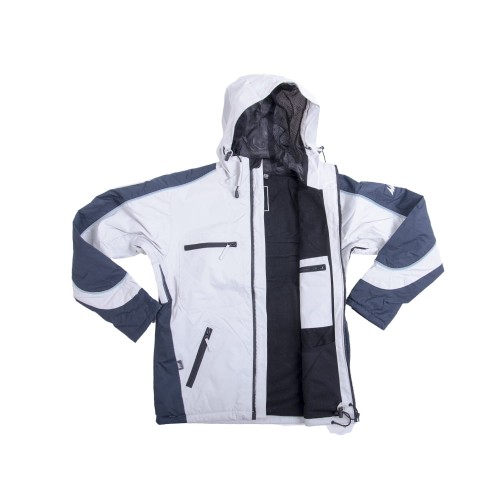 Kurtka DELTA PLUS ALBORAN - jasno szaro antracytowa