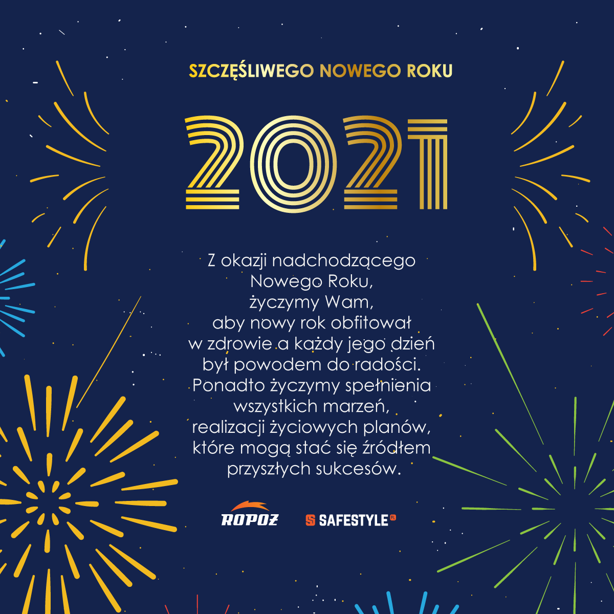 Szczęśliwego nowego roku 2021